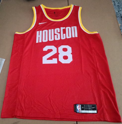 NBA 28 Sengun Rockets Maillot Retro Rouge